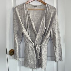 Purejill J Jill Womens XL Petite  Front Drape Cozy Cardigan Sweater